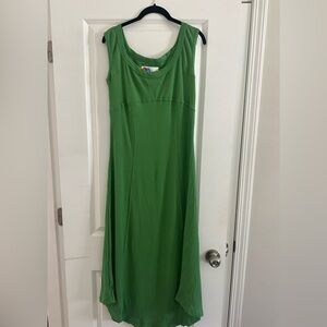Free people beach dress medium NWOT green